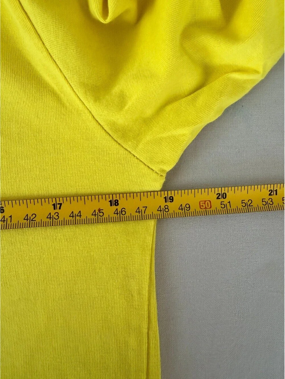 Polo Ralph Lauren Boys Yellow Long Sleeve Cotton T-Shirt Pony Logo Size L 14-16